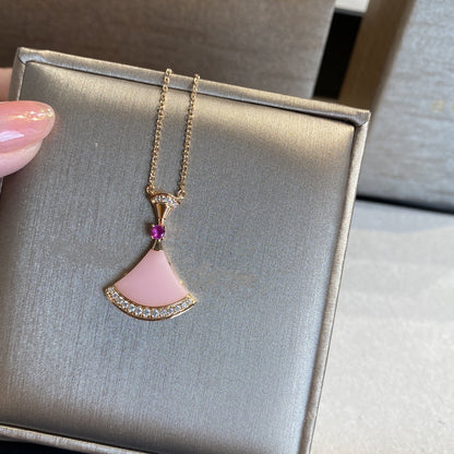 [AuraEcho]DREAM NECKLACE PINK OPAL