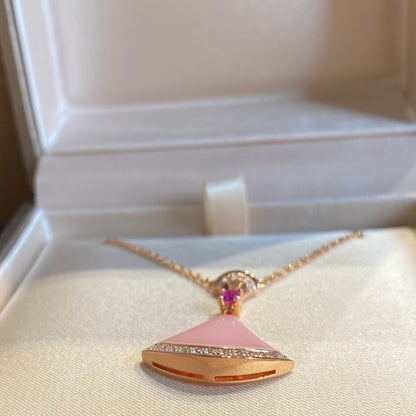 [AuraEcho]DREAM NECKLACE PINK OPAL