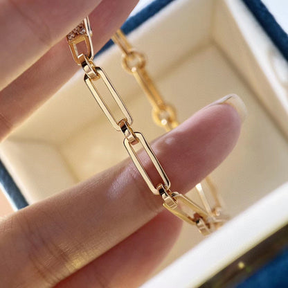 [AuraEcho]CHAINE BRACELET SMALL MODEL DIAMOND