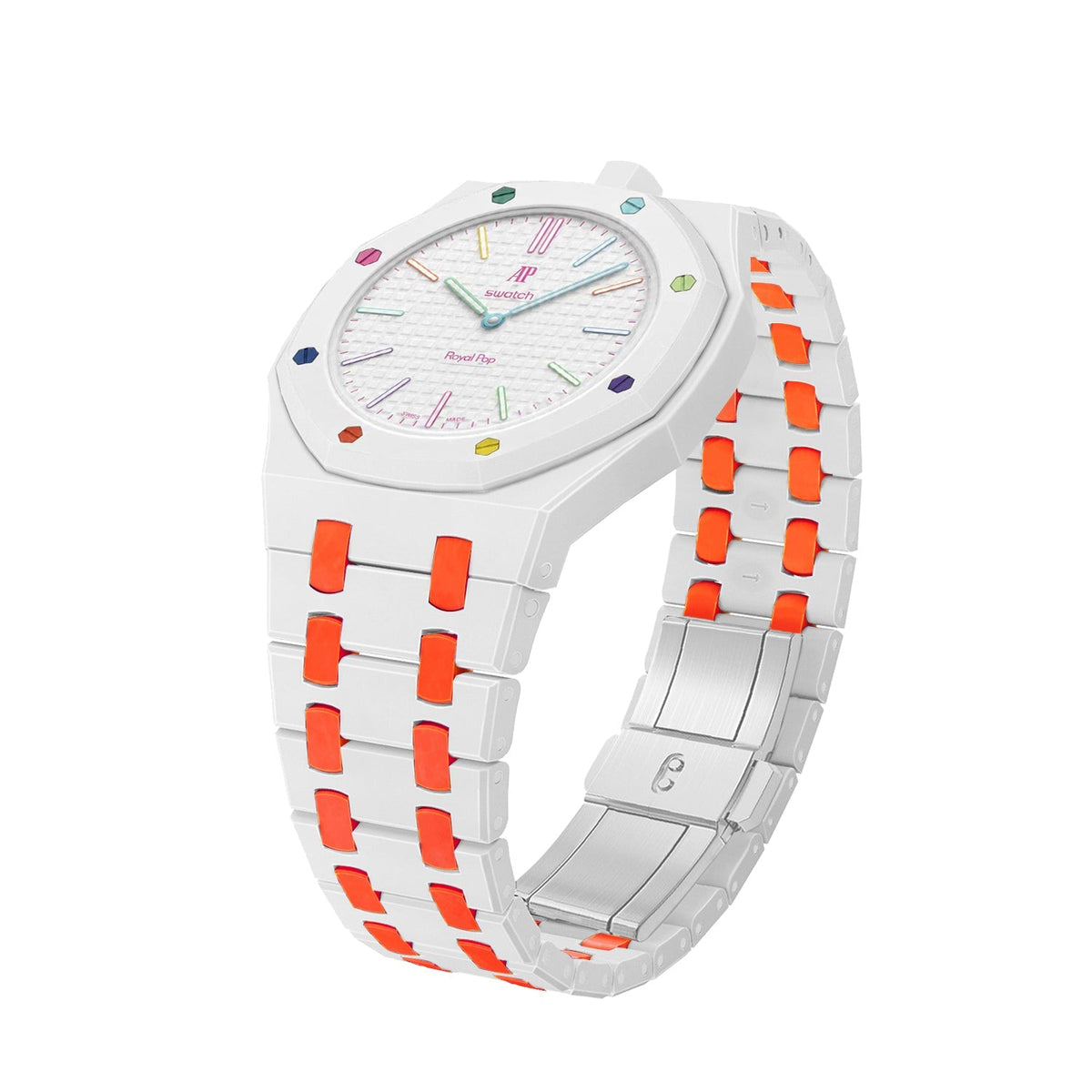 [AuraEcho]Royal Oak Pop Exclusive Bioceramic Case & Bioceramic Strap Mix Color(Only Strap)
