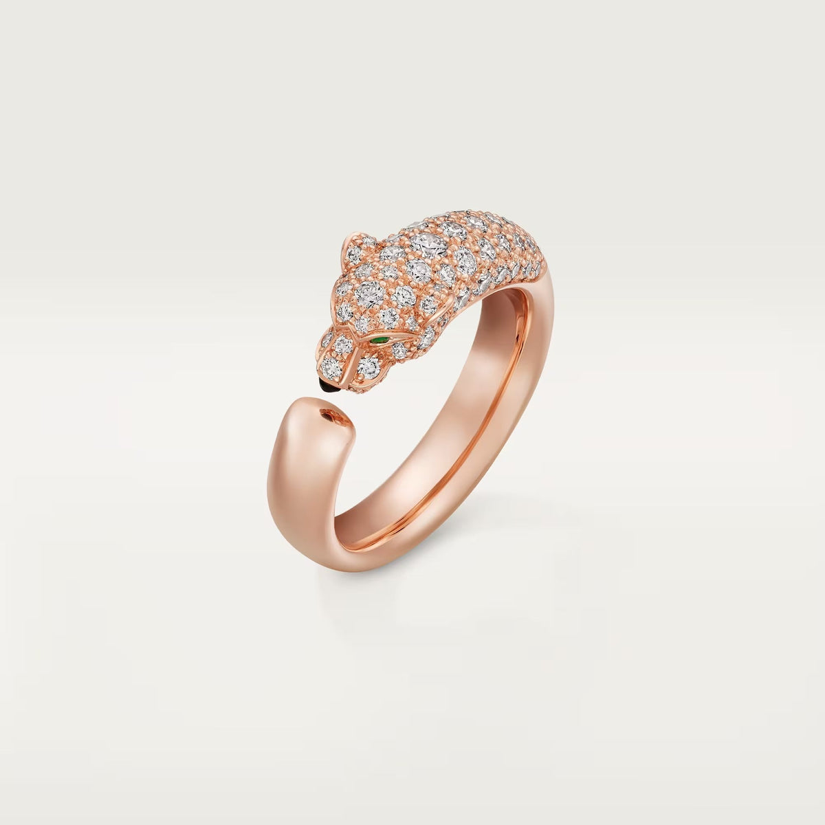 [AuraEcho]PANTHERE HALF DIAMOND SMALL RING