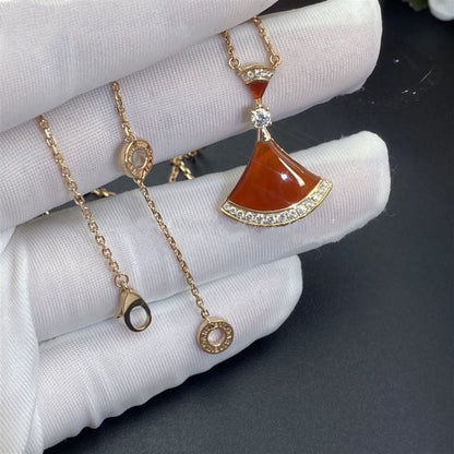 [AuraEcho]DREAM NECKLACE CARNELIAN DIAMOND