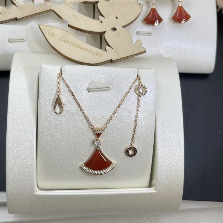 [AuraEcho]DREAM NECKLACE CARNELIAN DIAMOND