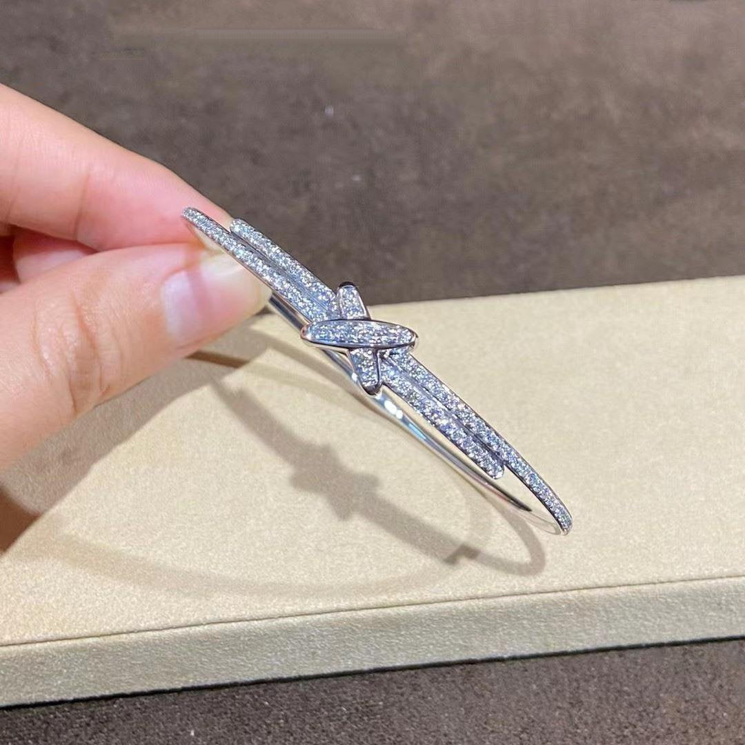 [AuraEcho]JEUX DE BRACELET DIAMONDS SILVER