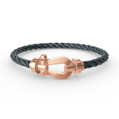 [AuraEcho]FORCE LARGE HORSESHOE NO DIAMOND BRACELET ROSE GOLD