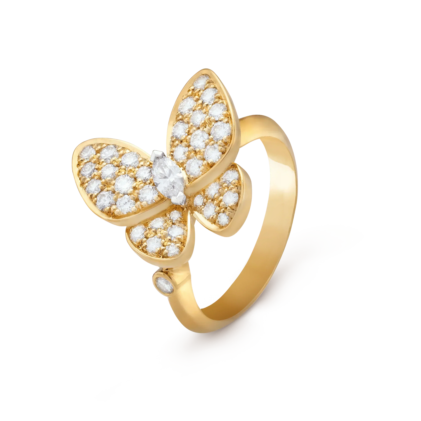 [AuraEcho]BUTTERFLY DIAMOND RING